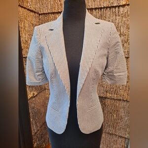 Banana Republic Seersucker Women's Jacket, Size Small